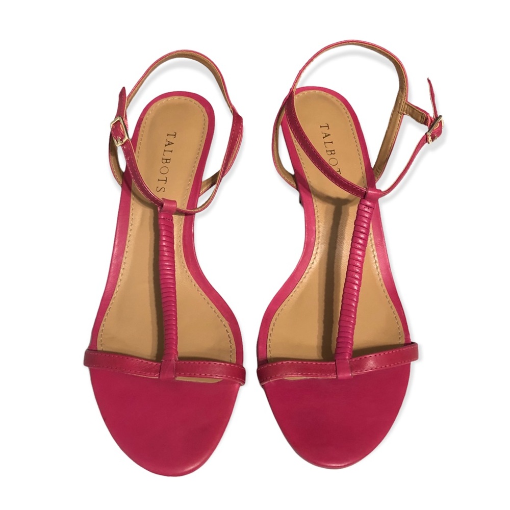 Talbots Leather Strappy Heel Sandal